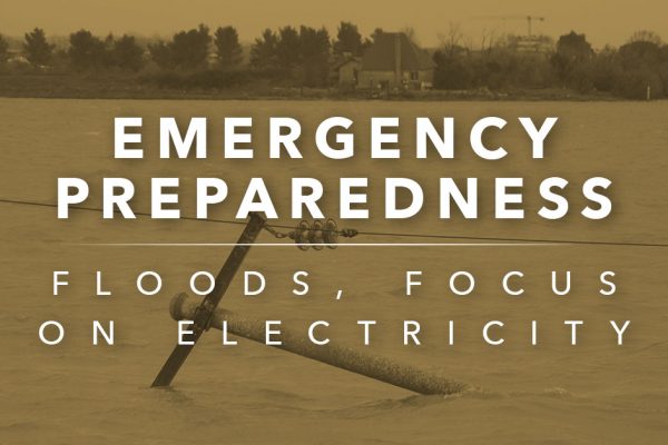 emergency prepardeness floods electricity