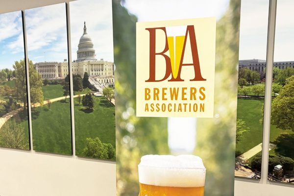 BA banner in DC