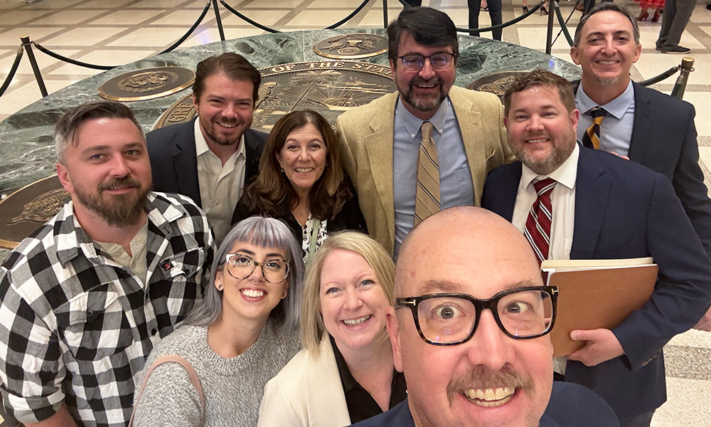 craft beer advocates in government building