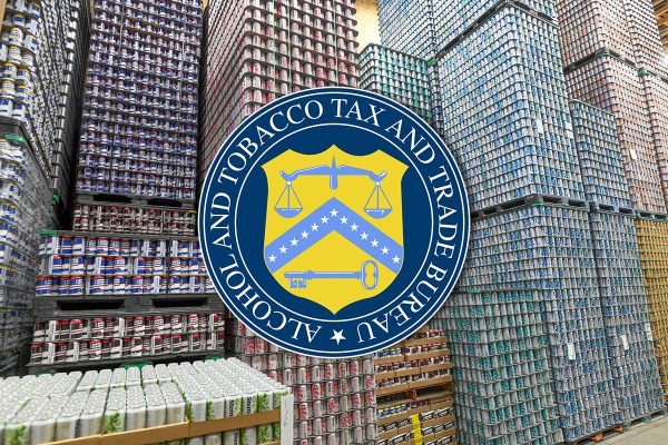 stacks of cans with TTB logo