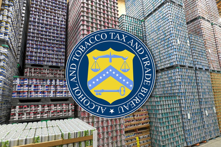 stacks of cans with TTB logo