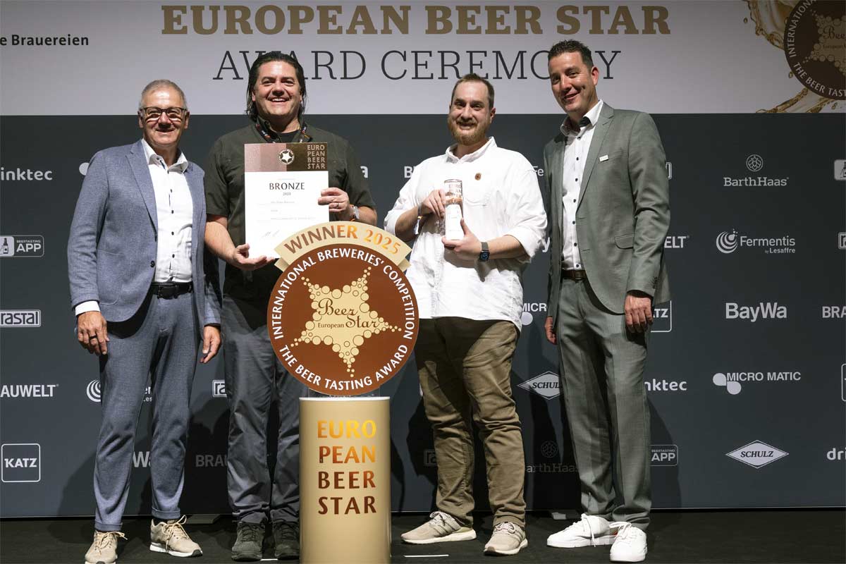 Winners at the 2025 Eruopean Beer Star