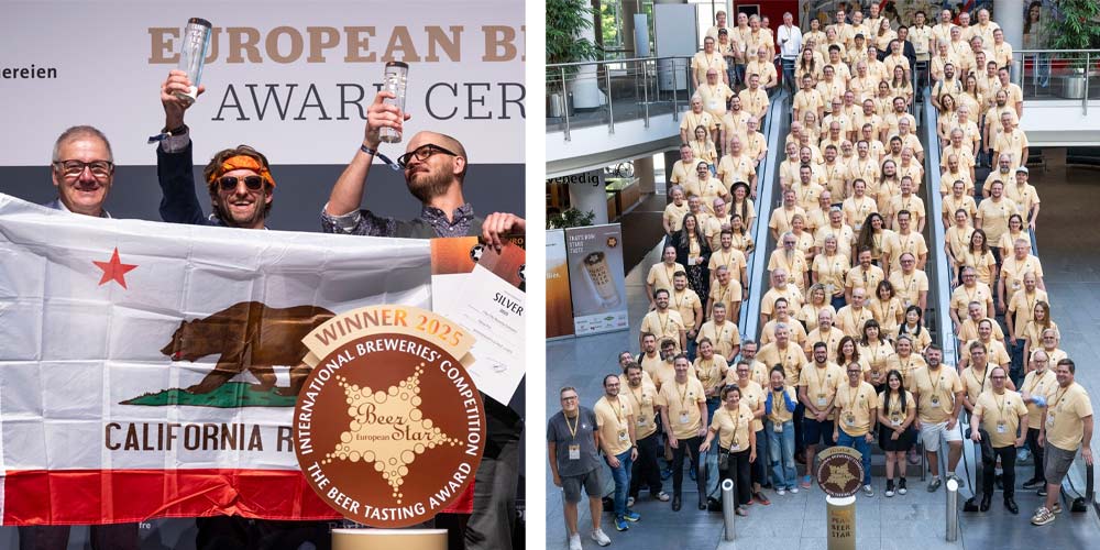 Winners and judges at the 2025 European Beer Star competition