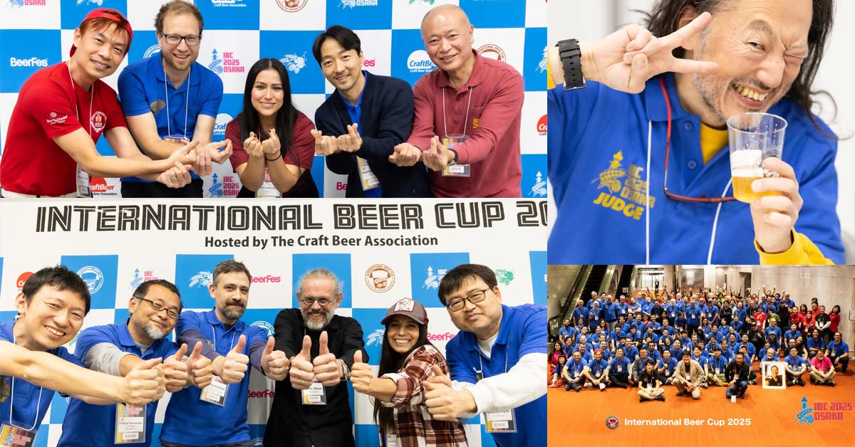 Winners and judges at the 2025 Japan International Beer Cup