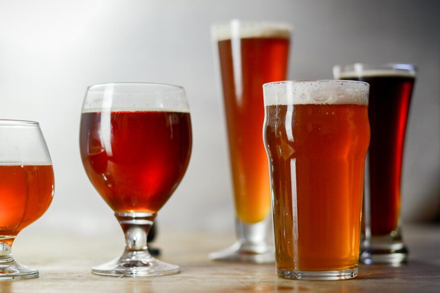 Craft Beers on a Table