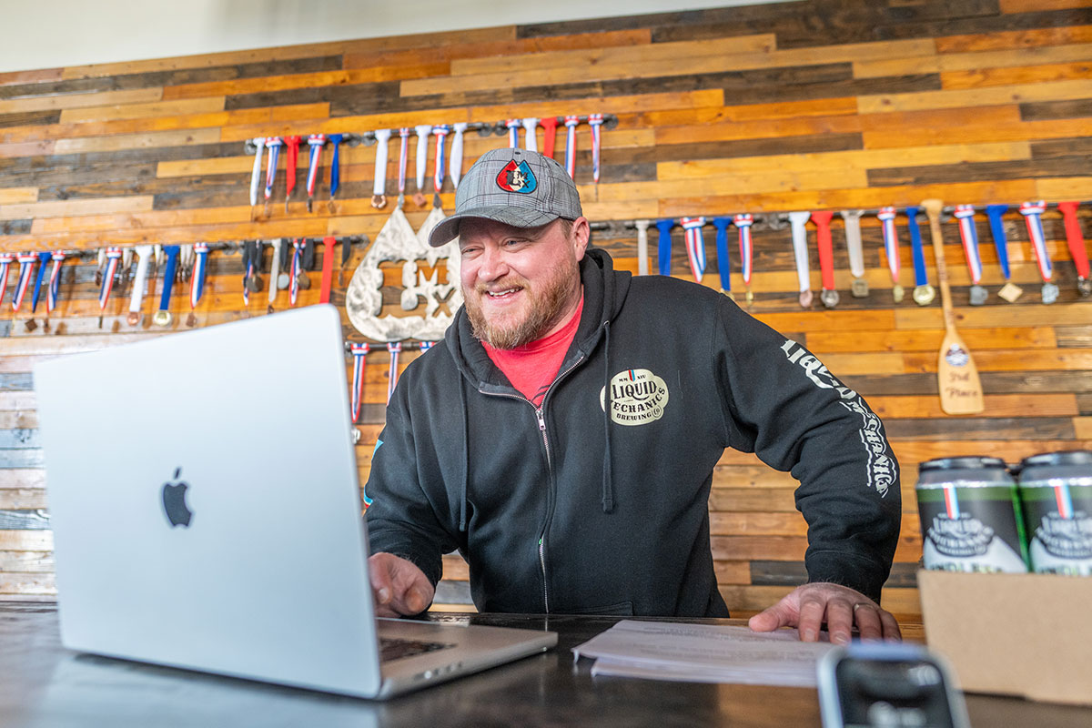Craft Brewer on a Computer