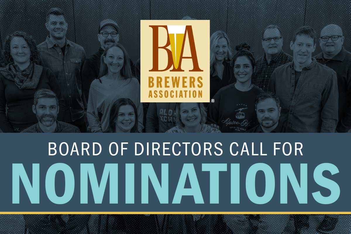 Black and white group shot of the current BA board, with the BA logo and text 