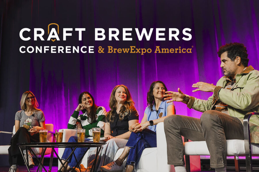 People speaking at the Craft Brewers Conference and Brewexpo America