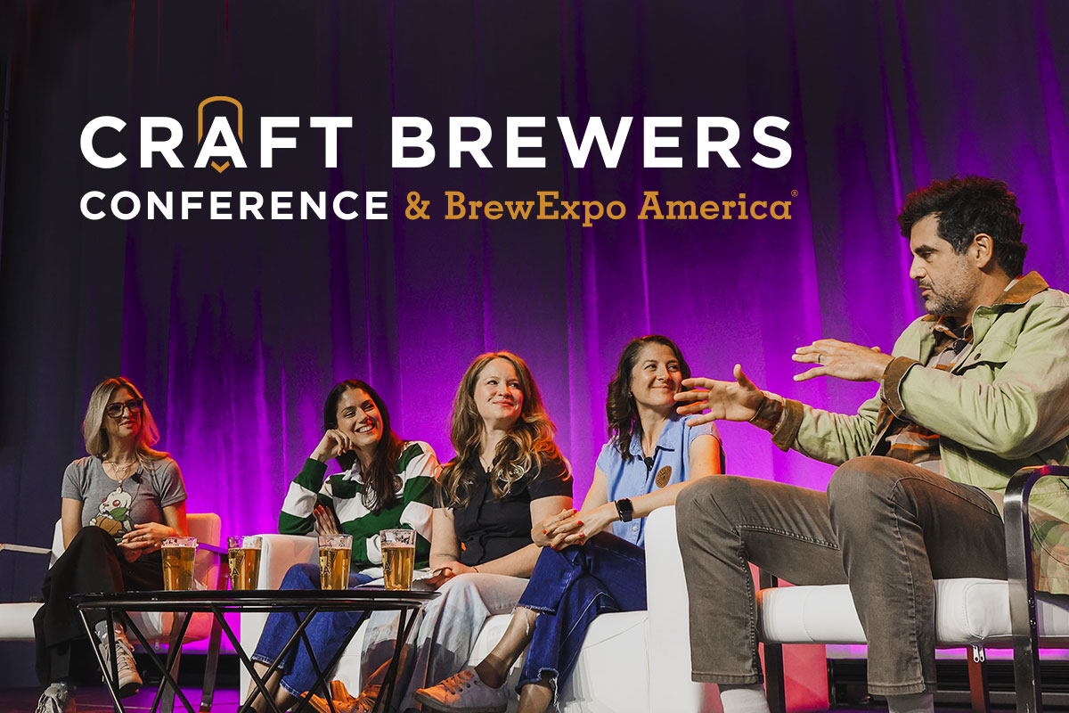 People speaking at the Craft Brewers Conference and Brewexpo America
